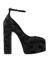 Steve Madden Woman Pumps Black Size 9 Textile Fibers