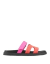 Steve Madden Woman Sandals Red Size 7.5 Leather