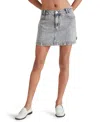 Steve Madden Women's Abaco Denim Mini Skirt In Light Grey