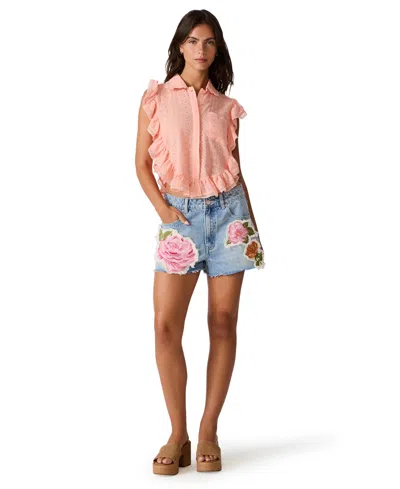 Steve Madden Adeline Top In Pink