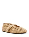 Steve Madden Alara Natural Raffia In Natural Raffia