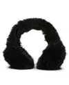 Steve Madden Women's All-over Earmuffs In Black