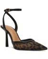 Steve Madden Women's Alliance Mesh Two-piece Pumps In Animal Print