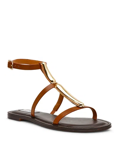 Steve Madden Alma Gladiator Sandal In Tan Leather