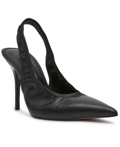 Steve Madden Women's Andromeda-scrunched Slingback Pumps In Black