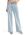 Steve Madden Avaline High Rise Wide Leg Jeans In Light Blue In Light Blue