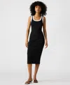 Steve Madden Azalea Cotton Blend Rib Body-con Dress