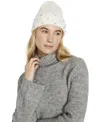 Steve Madden Women's Ballin' Embellished Beanie In Ivory