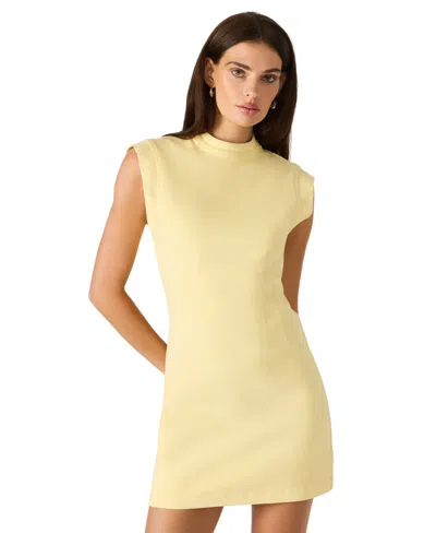 Steve Madden Women's Barca Mock Neck Bodycon Dress In Nude