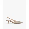 Steve Madden Slingback High Heel Sandals In Neutral