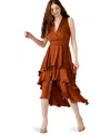 Steve Madden Beiley Sleeveless Tiered Midi Dress