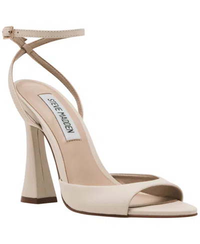 Steve Madden Women's Beki Two-piece Flare-heel Sandals In Brown