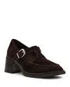 Steve Madden Beverlee Mary Jane Pump In Brown Suede