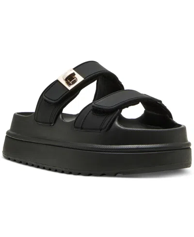 STEVE MADDEN WOMEN'S BIGSCHMONA PLATFORM SLIDE SANDALS