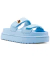 Steve Madden Bigschmona Platform Sandal In Sky Blue