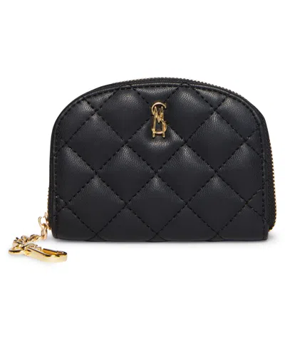 Steve Madden Women's Bjadez Card Case Wallet In Black Quilt
