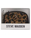 Steve Madden Women's Bjadez Zipper Wallet In Animal Print