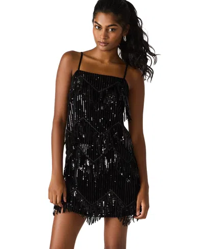 Steve Madden Women's Blakelyn Adjustable Strap Cami Tank Top In Black