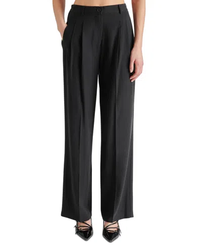 Steve Madden Blaze Pleated Pants In Black