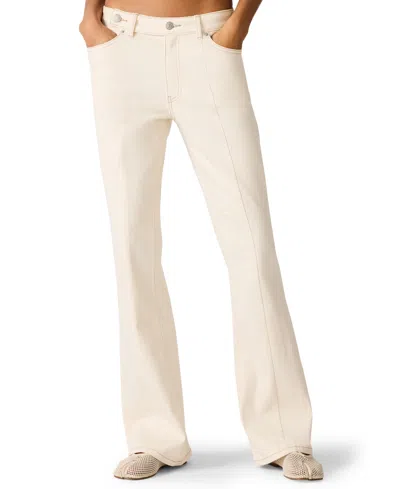Steve Madden Women's Brandi Low-rise Straight-fit Jeans In White