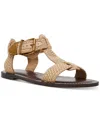Steve Madden Brazinn Gladiator Sandal In Natural Raffia
