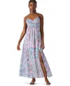 Steve Madden Brianna Print Sleeveless Maxi Dress In Multi