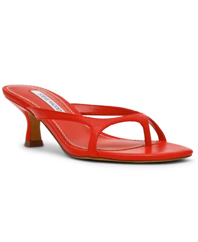 Steve Madden Women's Brienna Strappy Kitten Heel Sandals In Multi
