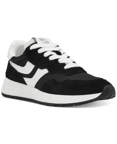 Steve Madden Women's Burst Lace-up Retro Jogger Sneakers