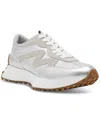 Steve Madden Campo Sneaker In Silver Metallic