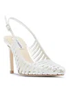 Steve Madden Carleight Slingback Pointed Toe Pump In Silver