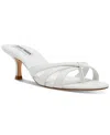 Steve Madden Cary Heeled Sandal In White