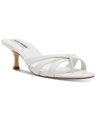 STEVE MADDEN WOMEN'S CARY STRAPPY KITTEN-HEEL MULE SANDALS