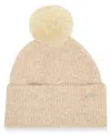 Steve Madden Women's Caught Brushed Fine Rib Knit Beanie In Brown