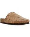 Steve Madden Women's Cecily Woven Mules In Tan Suede