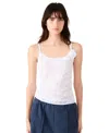 Steve Madden Women's Charlotte Sleeveless Tank Top In White