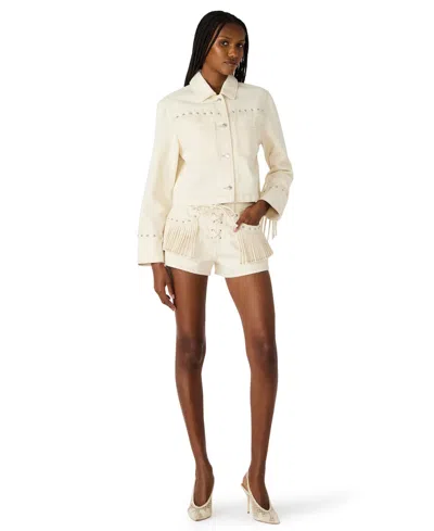 Steve Madden Women's Cheyenne Button-front Jacket In Neutral