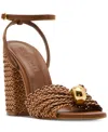 Steve Madden Cheyla Ankle Strap Sandal In Brown