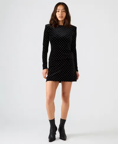 Steve Madden Women's Cindi A-line Mini Skirt In Black