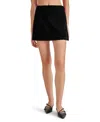 Steve Madden Cindi Velvet Skort Black In Black