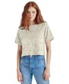 Steve Madden Women's Cressa Sequined Velvet Top In Ivory