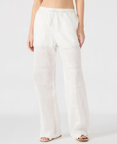 Steve Madden Women's Crissy Eyelet Patchwork Pants