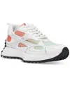 Steve Madden Women's Cyclone Chunky Lace-up Sneakers In White,pastel Multi