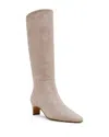 Steve Madden Dagne Knee High Boot In Taupe Suede