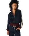 Steve Madden Daisy Colorblock Track Jacket In Blue