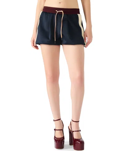 Steve Madden Women's Daisy Mid-rise Shorts In Blue