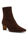 Steve Madden Delvie Bootie In Brown Suede