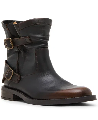 Steve Madden Women's Denis Moto Pull-on Booties In Brown