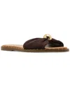 Steve Madden Women's Dipsy Knotted Embellished Slide Sandals
