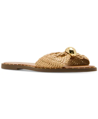 Steve Madden Women's Dipsy Knotted Embellished Slide Sandals