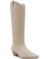 Steve Madden Women's Dollie Tall Western Boots In Sand Suede
